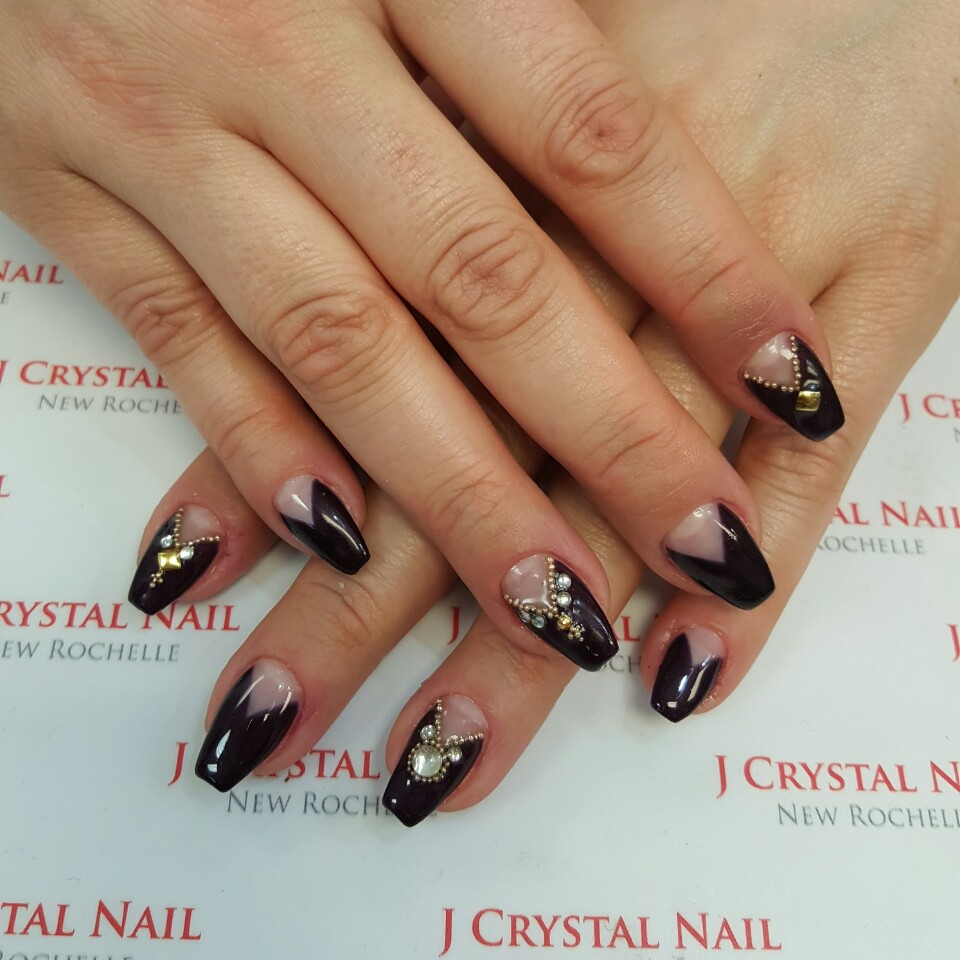 J Crystal Nails logo